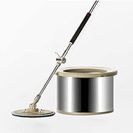COOKX Hands Free Washing Rotating Flat Mop Lazy Round Flat Mop Single Bucket Home Household Mop Single Bucket Lazy Mop