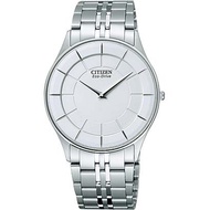 Citizen Mens AR3010-65A (CITIZEN Watch STILETTO Eco-Drive) Round Watch Silver Stainless Analog Solar