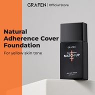 [GRAFEN] Match Up Foundation 40ml [Seamless Coverage, Non-lifting adherence, Smooth Applicatioin]