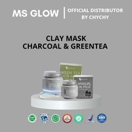 MS Glow - Clay Mask Charcoal & Clay Mask Greentea