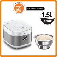 Tefal RK8621 Induction Fuzzy Logic Rice Cooker 1.5L - Low GI, 12 Programmes, Removeable Lid, 8 cups