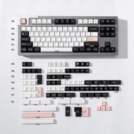 174 Keys PBT Doubleshot Keycaps Cherry Profile Olivia Keycap Set Fit for 61/64/87/104/108 Cherry Mx