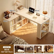 Others - 實木轉角書桌書櫃 一體桌子臥室家用學生梳粧檯l型拐角電腦桌辦公