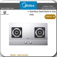 Midea MGH-8216SS 5.8kW Stainless Steel Safety Device Built-in Cooker Hob / Gas Stove MGH-8216SS