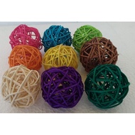 ***READY STOCK*** WB01 3CM BOLA KAYU UNTUK HIASAN ORKID HIASAN ORCHID, DECORATION RUMAH