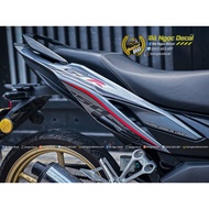 TEM RỜI CHỮ X MÀU BẠC ĐỎ DÁN XE WINNER X V2 BẠC ĐEN