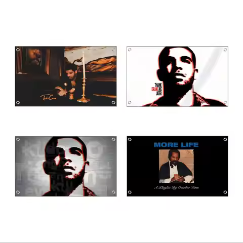 Rapper Singer D-drake more life Flags Custom Camping Outdoor Garden room Bedroom Decor Party Backdro