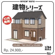 Diorama Papercraft House -Two Story House 4-