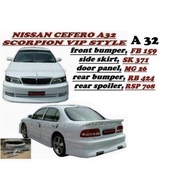 Nissan cefiro A32 1994-1998 VIP fabulous bodykit body kit front side reae bumper skirt panel cover d