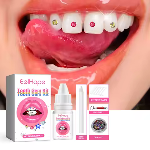 DIY Tooth Gem Kit -European & American Hip Hop Style Teeth Jewelry Set, Self-Adhesive Tooth Diamonds