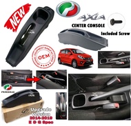 Perodua Axia center console box handbrake cover compartment with bottle holder convert to full spec 