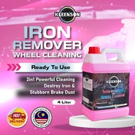 【Kleenson】Iron Remover and Wheel Cleaning 4L | Degreaser, Wheel Cleaner & Remove Iron and Stubborn D