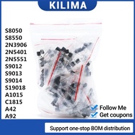 Commonly-used Transistor Set Kit TO-92 A42 A92 2N5551 2N5401 2N3904 S8050 S8550 S9012 S9013 S9014 90