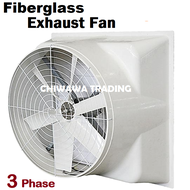 THREE Phase Power 146CM Fiberglass Exhaust Fan (57") 57 Inch Industrial Heavy Duty Ventilator Ventil