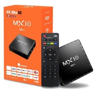 MX10 MINI Streaming TV Box Android 10 OS 4K HDR Smart TV Cửa Hàng Google Play Tương Thích Với HDMI 1