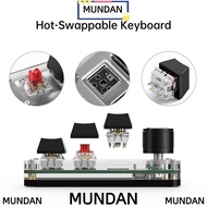 MUNDAN Mechanical Keyboard, 3 Keys Mini  Gaming Keyboard, | Backlit Knob Keypad Photoshop