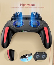 Lolipods ความไวต่อการตอบสนองสูง Fire ปุ่ม Gamepad พัดลม2ตัวสำหรับ Fast และที่มีประสิทธิภาพ Cooling All In One โทรศัพท์มือถือจอยเกมสำหรับ Pubg Android Iphone【Ready สหรัฐอเมริกา Stock 】