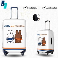 【In Stock】Miffy Cartoon Thick Travel Luggage Cover Funny Cartoon Suitcase Protector Fits 18-32 Inch 