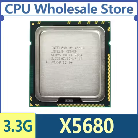 Intel Xeon X5680 3.3 GHz Six-Core Twelve-Thread CPU Processor 12M 130W LGA 1366