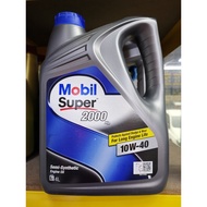 Mobil Super 2000 10W40 SN/CF Semi Synthetic Engine Oil (4L) 10W-40