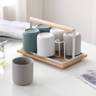 JAPANESE CERAMIC DOFF GLASS SET Gelas Ocha Kopi Keramik Jepang Paket