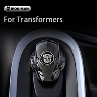 Chevrolet Transformers Car Press Start Button Cover Engine Start Stop Button Cover Decoration Press Start Cover One Key Start Iron Man Car Styling Accessories