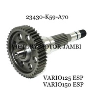 REAR AXLE 44T VARIO150 ESP 2018 23430-K59-A70 HONDA AHM