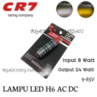 Motorcycle Headlight Bulb Motorcycle Headlight Led H6 Laser 2 Colors Yellow White Headlight H6 proje