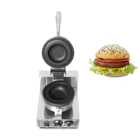 HPH2O Electric UFO Burger Machine Grill Gelato Panini Press Making Machines Burger Maker Commercial