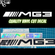 MG3 car sticker / RS 9111