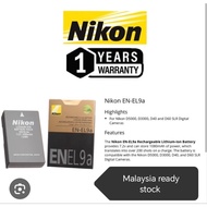 1080mAh EN-EL9a EN EL9a ENEL9a Battery for Nikon D60 D5000 D40X D40 D3X D3000 D30 Cameras
