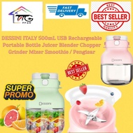 DESSINI ITALY 500ML USB Rechargeable Portable Bottle Juicer Blender Chopper Grinder Mixer Smoothie