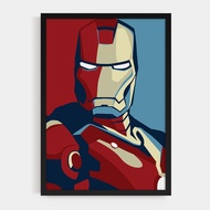 ZENi Ironman Framed Poster Print | A3 A2 A1 Wall Art & Home Decoration - "Ironman The Avenger"