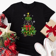 Dachshund Christmas Tree Shirt, Funny Christmas Dachshund Shirt  For Dach...