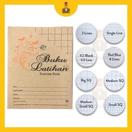 F5 60 Pages Exercise Book Buku Latihan Buku Tulisan Craft Cover