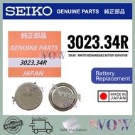 Seiko Solar Kinetic TS920E Watch Capacitor Battery 302334R for VR42 VR42A VR43 VR43A (100% Genuine P