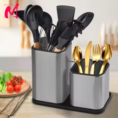 Knife Stand Holder For Kitchen Knife Stainless Steel Knife Holder Stand Cutlery Holder Block High En