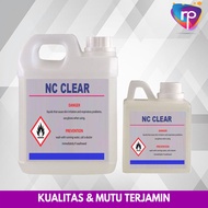 Nc Clear Gloss Pernis Mobil Motor Kayu 1 Liter
