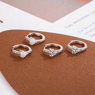 New Earrings Opal Stone Niche Design High-End Earrings Love Classy Light Luxury Earrings Diamond Sup