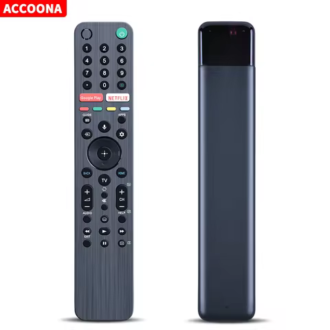RMF-TX500P NEW Remote With Voice Control Netflix Google Play Use For SONY 4K UHD Android Bravia TV X