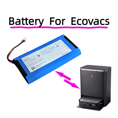 Replacement Battery For Ecovacs Deebot X2 OMNI,DX2OMNI 201-2228-1457,S19-LI-144-6400 Sweeping Robot 