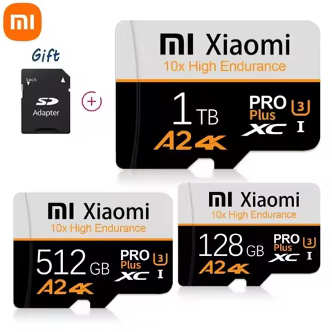 Xiaomi 128GB 256G SD Memory Card 1TB Class 10 High Speed Flash TF 2TB SD Card Micro TF SD Card 512GB