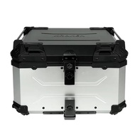 65L 55L 45L Motorcycle Top Box Helmet Box Aluminium Waterproof Motorcycle Trunk Tail Box Travel Moto