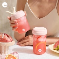 AKS Lulu Bottle, 380ml/500ml, plastic, Tritan, leakproof, lightweight, durable, with straw, tea cup,