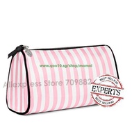 Home Smart Victoria Pink Stripe Makeup Bag Secret Zipper Hot Sales Cute VS Cosmetic Bag Storage Bag