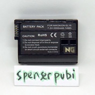 Baterai Nikon D850 D810 D780 D750 Z7 Z6 D800 D800E D610 D600 D500 EN-EL15 EN-EL15A EN-EL15B Battery