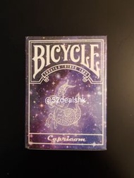2017年絕版全新 Bicycle星座啤牌 魔羯座 絕版 Capricon Capriconus Constellations playing cards 撲克牌 十二星座 poker 紙牌遊戲 ca