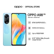 OPPO A98 5G Smartphone | 8GB RAM + 256 GB ROM | 67W SUPERVOOC | 5000mAh Battery