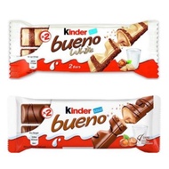 Kinder Bueno Chocolate Twin Bar - Chocolate (43g) / White (39g)