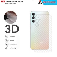 Garskin SAMSUNG A34 5G Screen Protector Skin Carbon